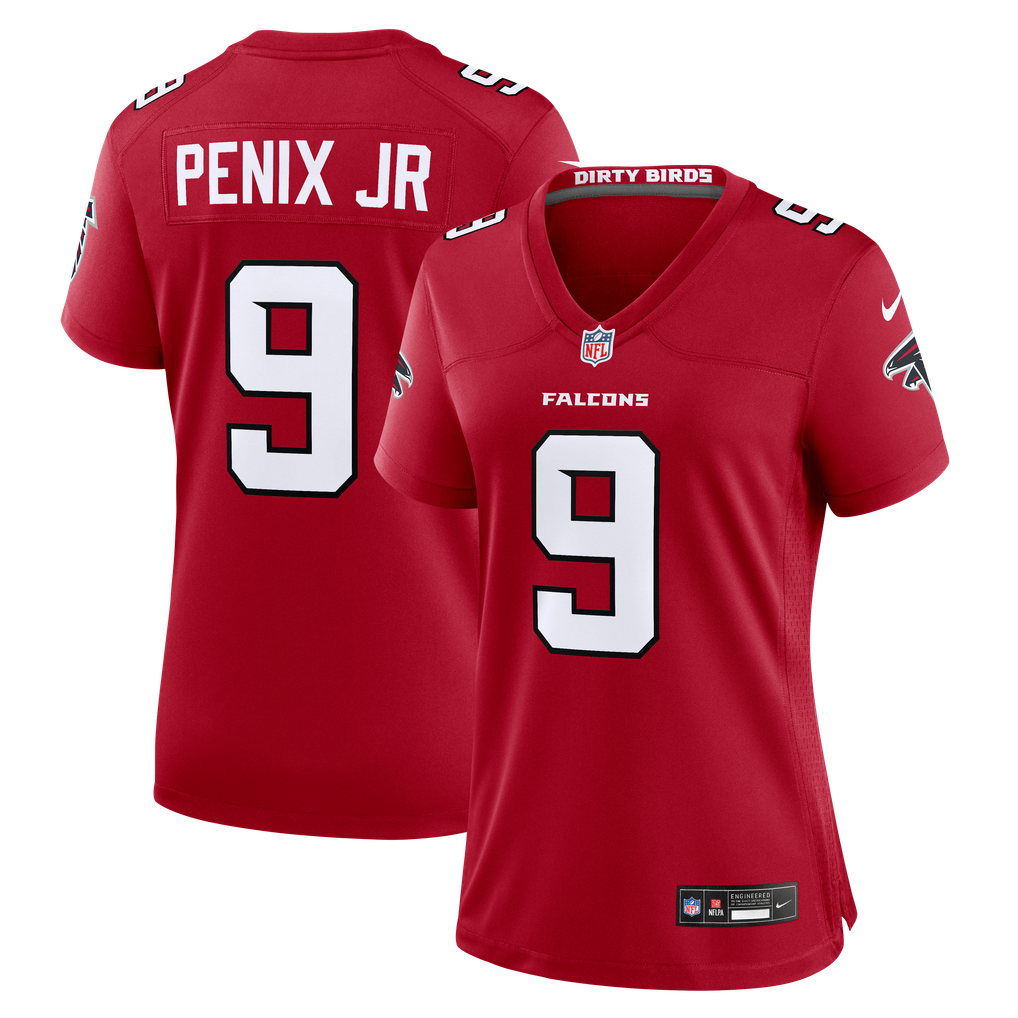Women's Atlanta Falcons Michael Penix Jr. Red Game Jersey