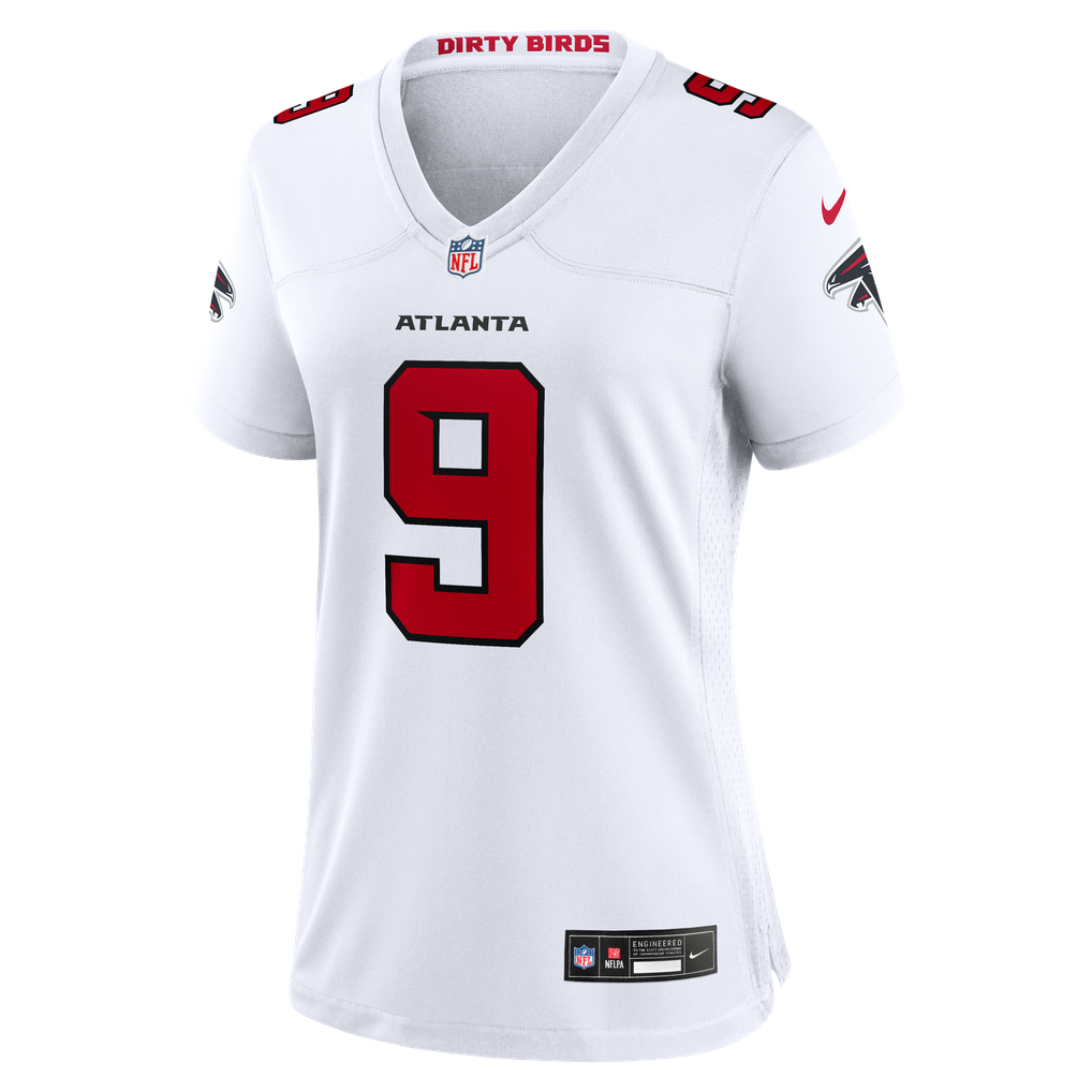Women's Atlanta Falcons Michael Penix Jr. White Game Jersey