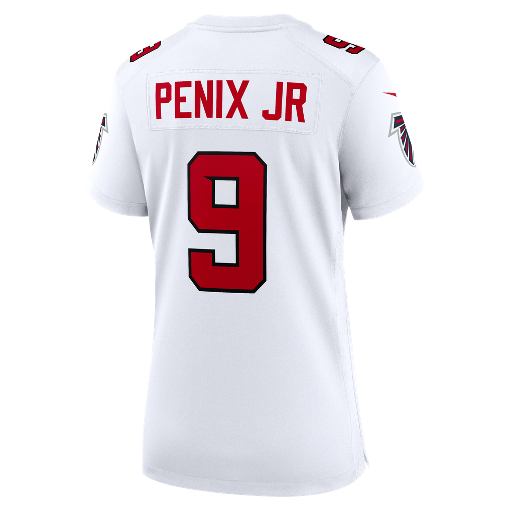 Women's Atlanta Falcons Michael Penix Jr. White Game Jersey