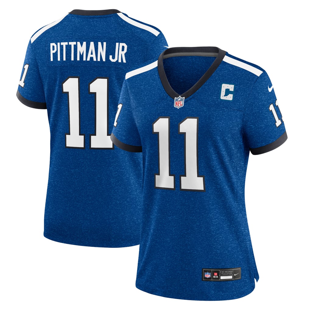 Women's Indianapolis Colts Michael Pittman Jr. Royal Indiana Nights Alternate Game Jersey