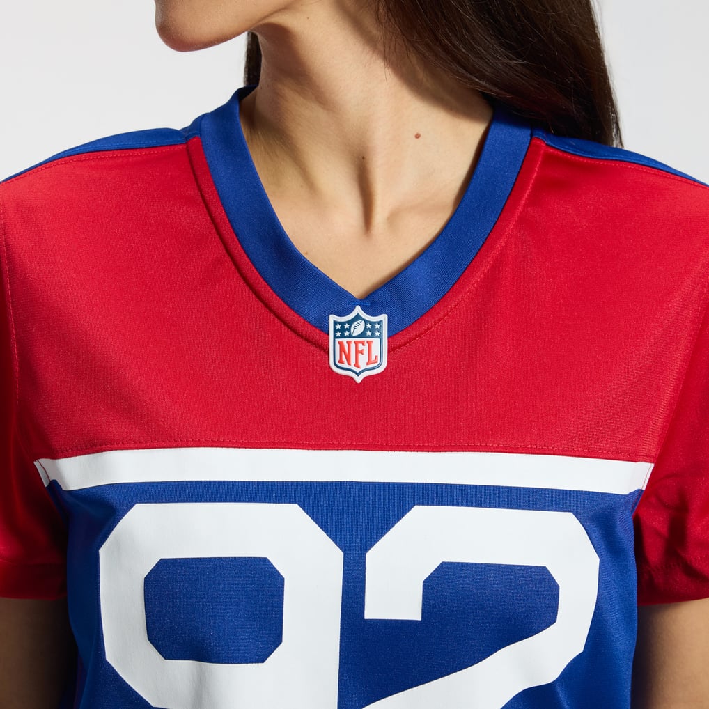 Women's New York Giants Michael Strahan Century Red Alternate Retired Player Game Jersey