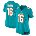 Women's Miami Dolphins Michael Taaffe Aqua Team Game Jersey