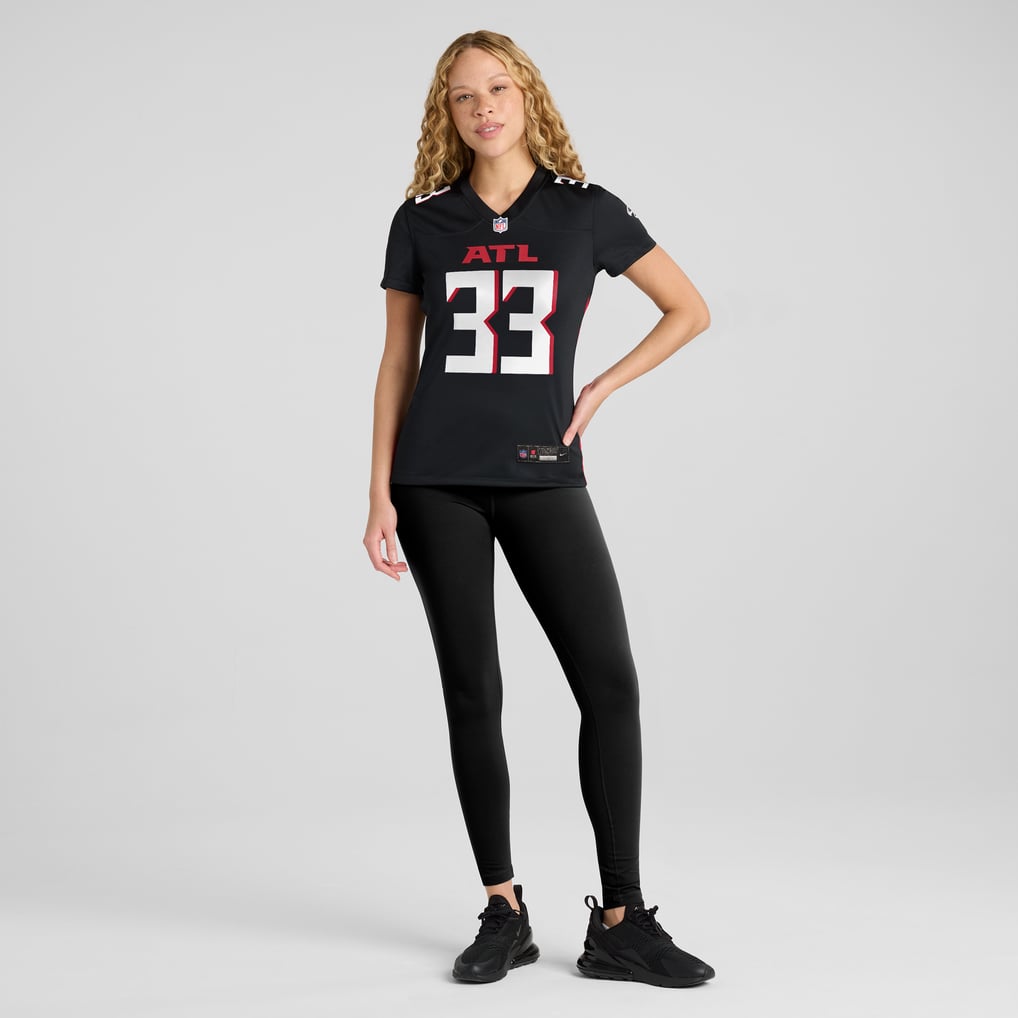 Women's Atlanta Falcons Michael Turner Black Game Retired Player Jersey