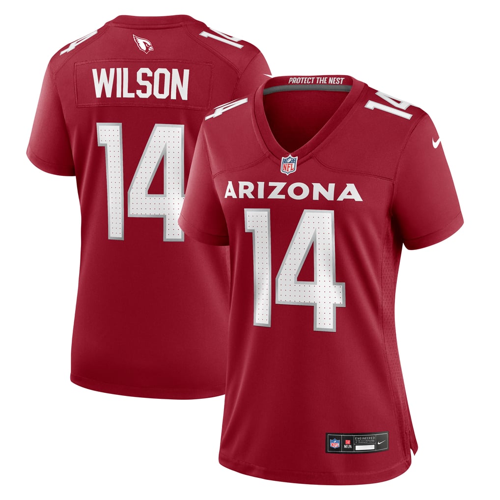 Women's Arizona Cardinals Michael Wilson Cardinal Team Game Jersey