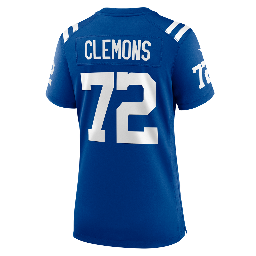 Women's Indianapolis Colts Micheal Clemons Royal Team Game Jersey