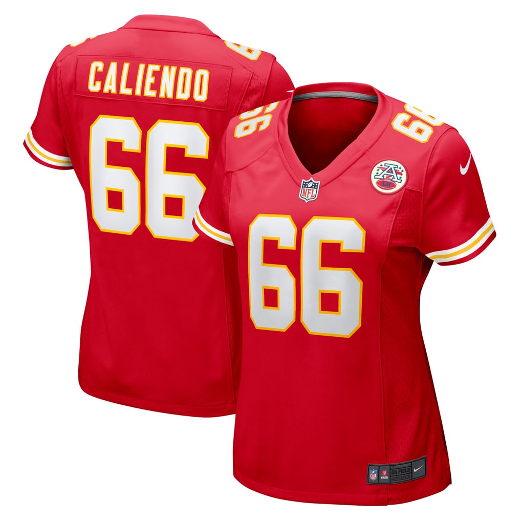 Women's Kansas City Chiefs Mike Caliendo Red Game Player Jersey