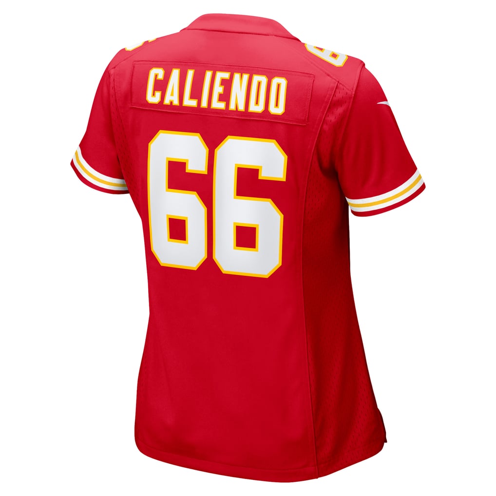Women's Kansas City Chiefs Mike Caliendo Red Game Player Jersey