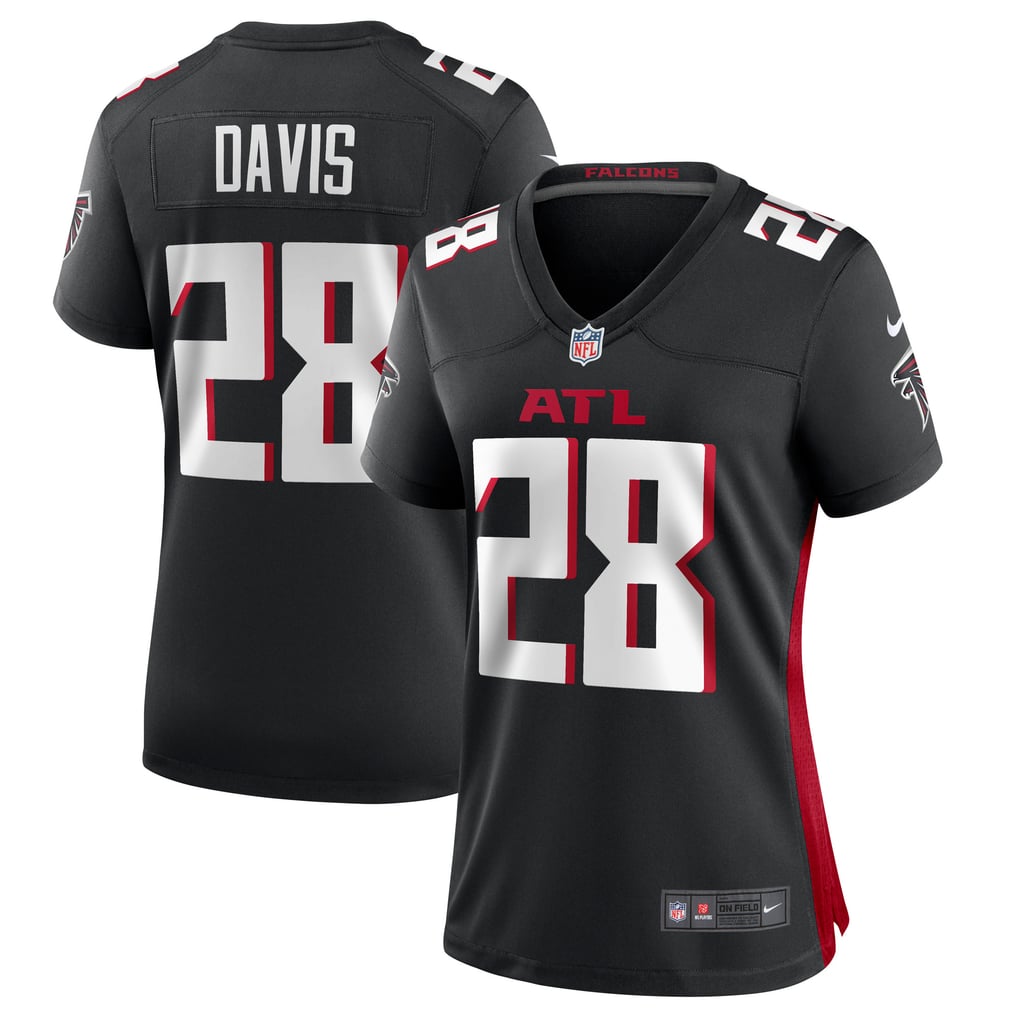 Women's Atlanta Falcons Mike Davis Black Game Player Jersey