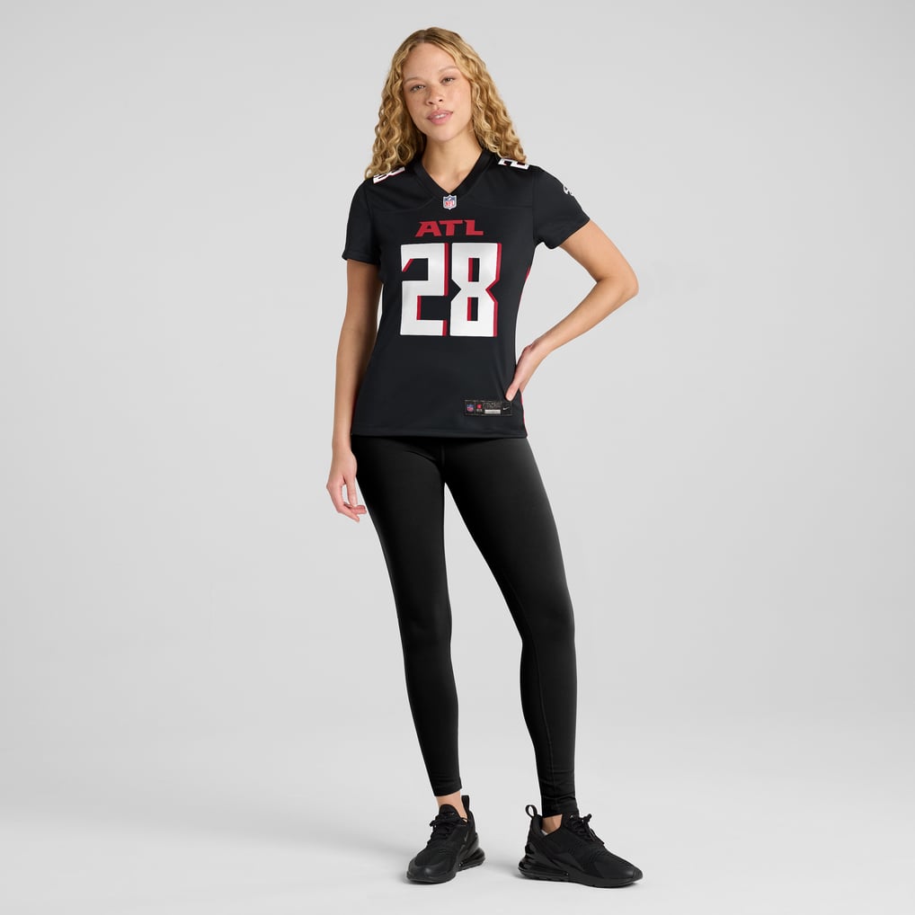 Women's Atlanta Falcons Mike Davis Black Game Player Jersey
