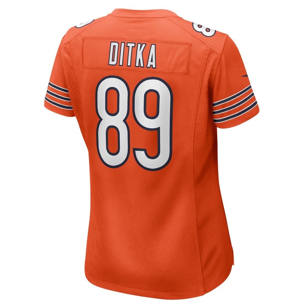 Women's Chicago Bears Mike Ditka Orange Retired Player Jersey