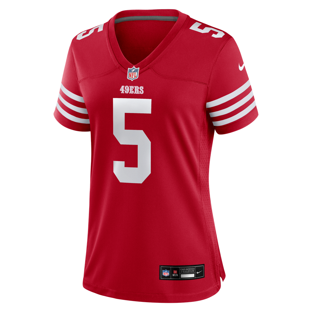 Women's San Francisco 49ers Mike Evans Scarlet Game Jersey