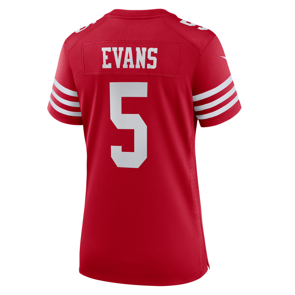 Women's San Francisco 49ers Mike Evans Scarlet Game Jersey