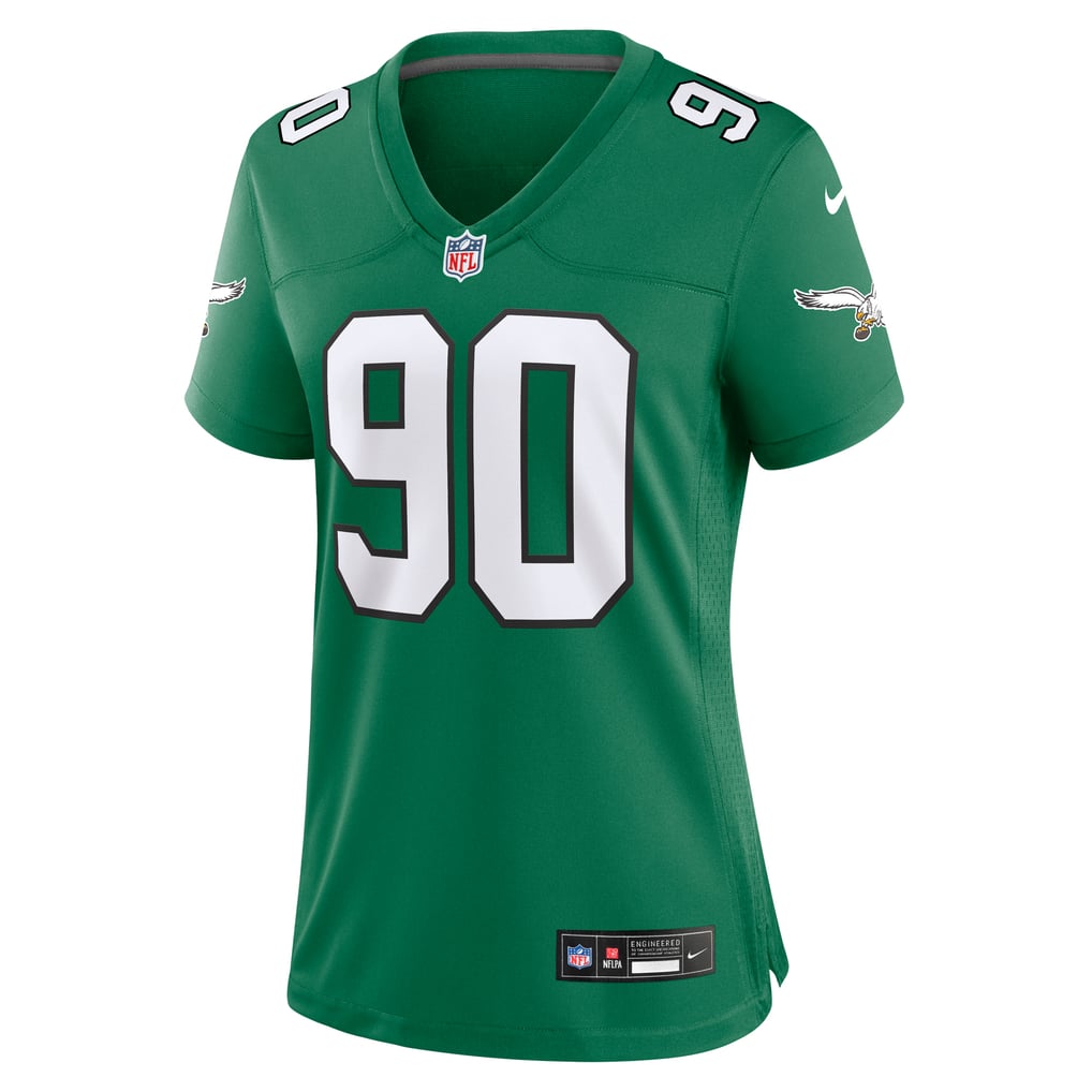 Women's Philadelphia Eagles Mike Golic Kelly Green Alternate Game Jersey