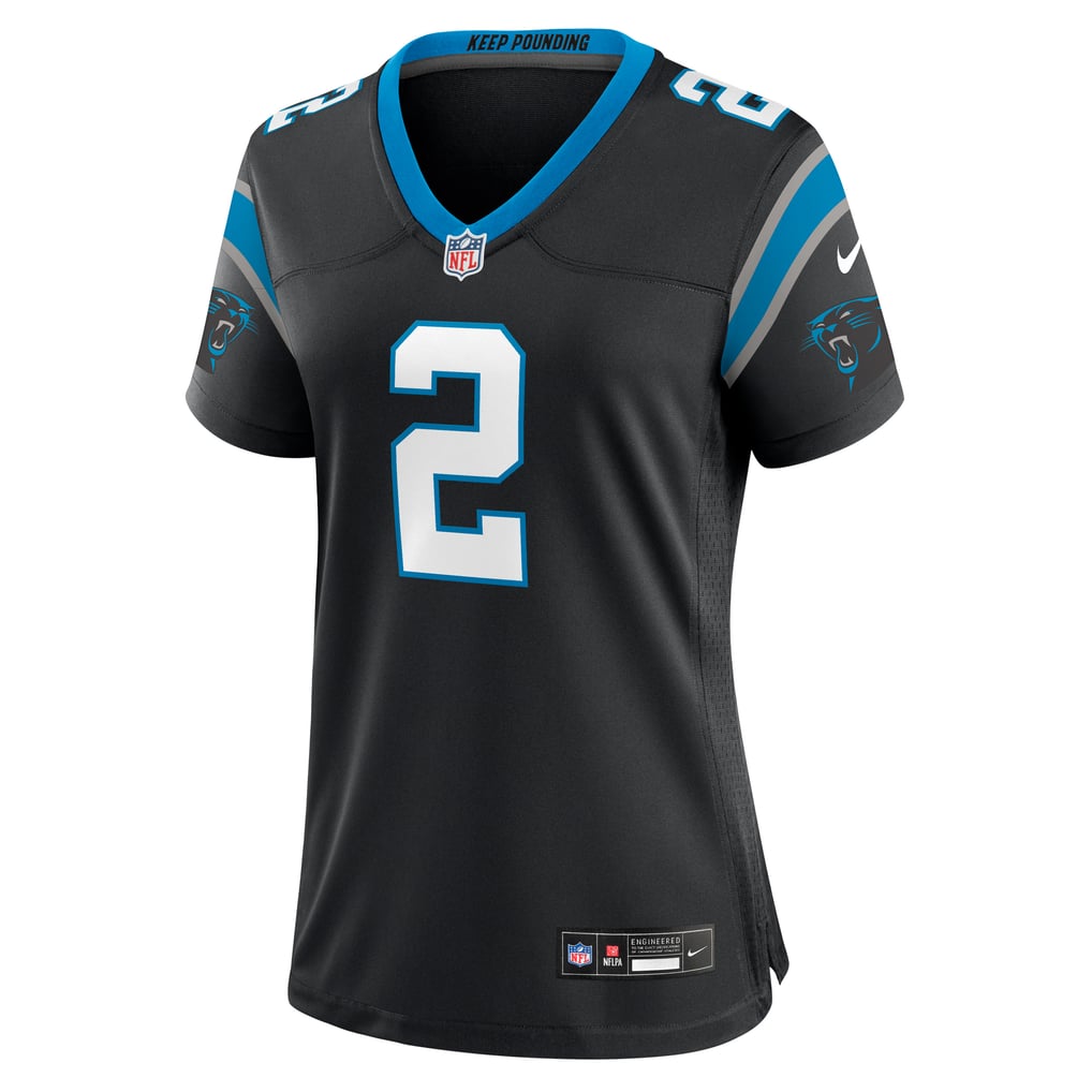 Women's Carolina Panthers Mike Jackson Black Game Jersey