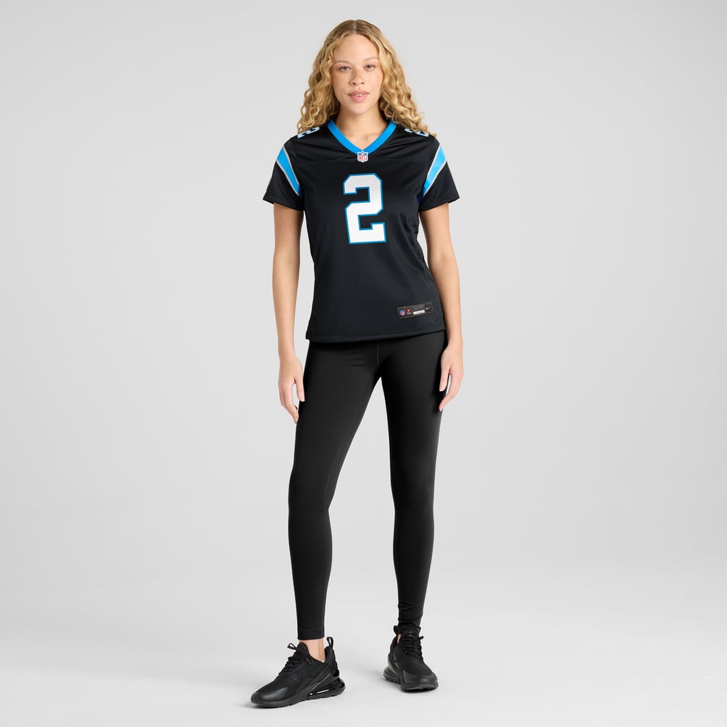 Women's Carolina Panthers Mike Jackson Black Game Jersey