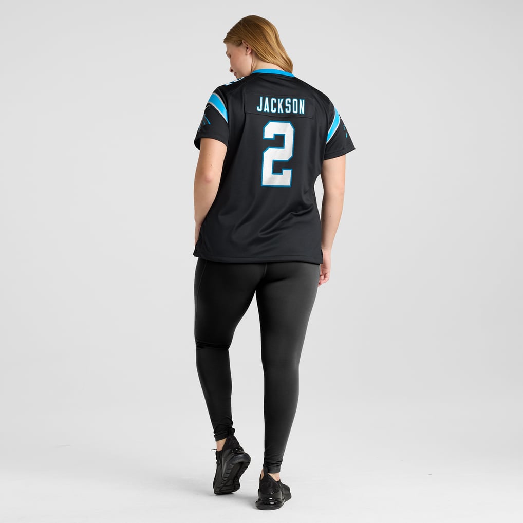 Women's Carolina Panthers Mike Jackson Black Game Jersey
