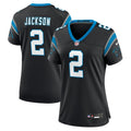 Women's Carolina Panthers Mike Jackson Black Game Jersey