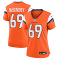 Women's Denver Broncos Mike McGlinchey Orange Team Game Jersey