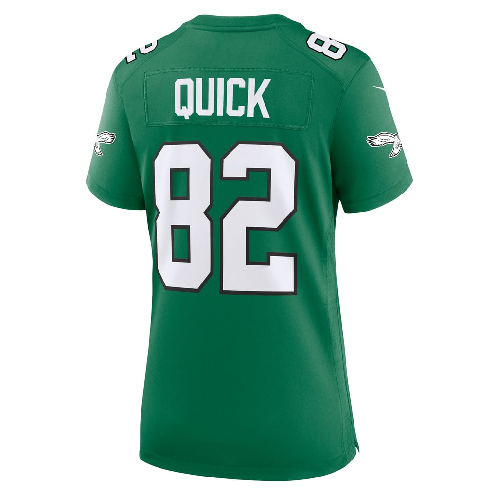 Women's Philadelphia Eagles Mike Quick Kelly Green Alternate Game Jersey