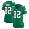 Women's Philadelphia Eagles Mike Quick Kelly Green Alternate Game Jersey