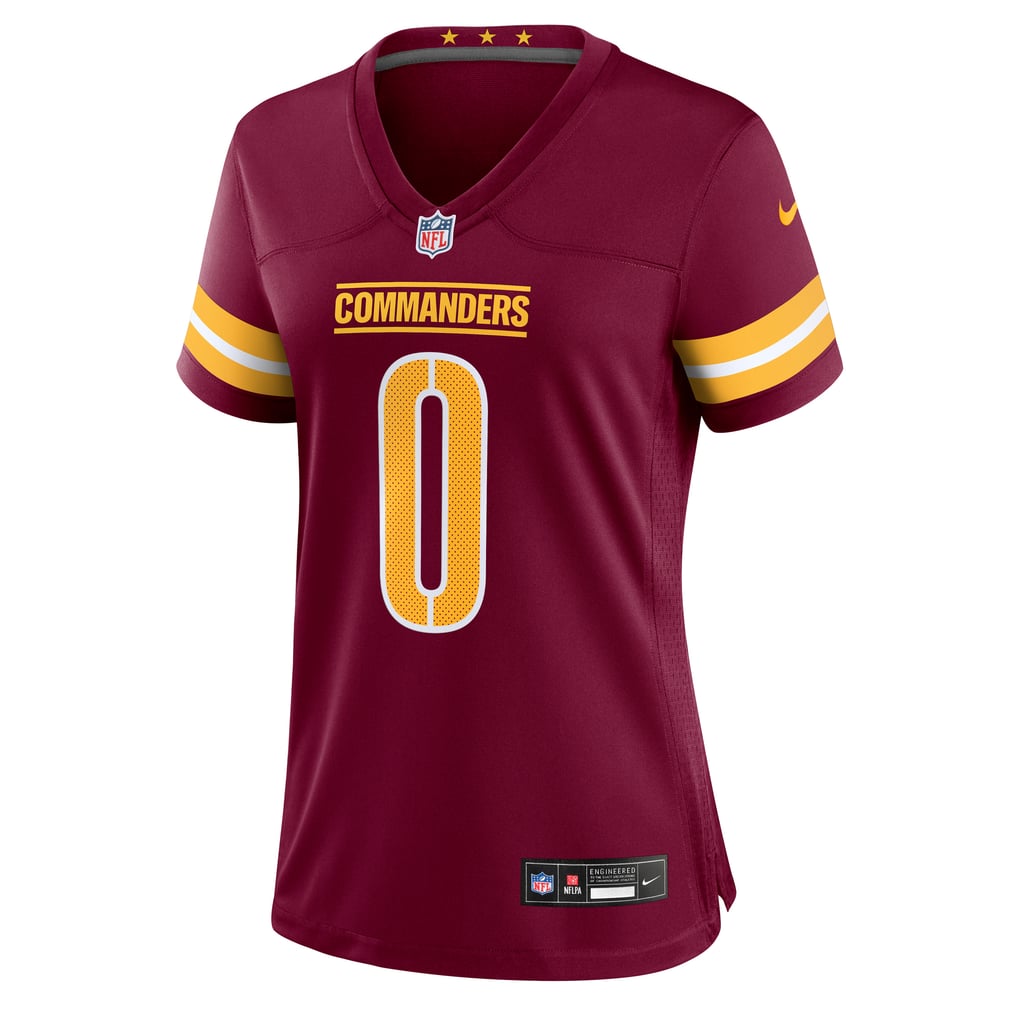 Women's Washington Commanders Mike Sainristil Burgundy Team Game Jersey