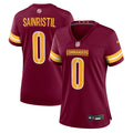 Women's Washington Commanders Mike Sainristil Burgundy Team Game Jersey