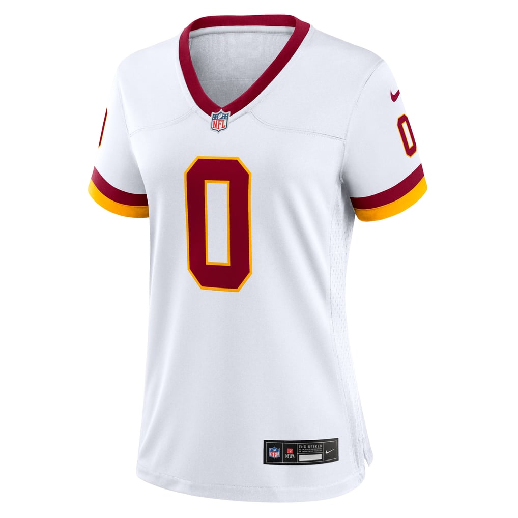 Women's Washington Commanders Mike Sainristil White Game Super Bowl Era Jersey