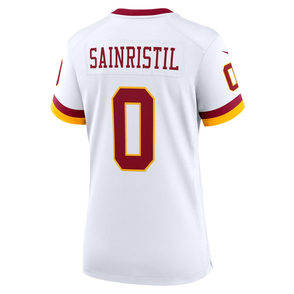Women's Washington Commanders Mike Sainristil White Game Super Bowl Era Jersey