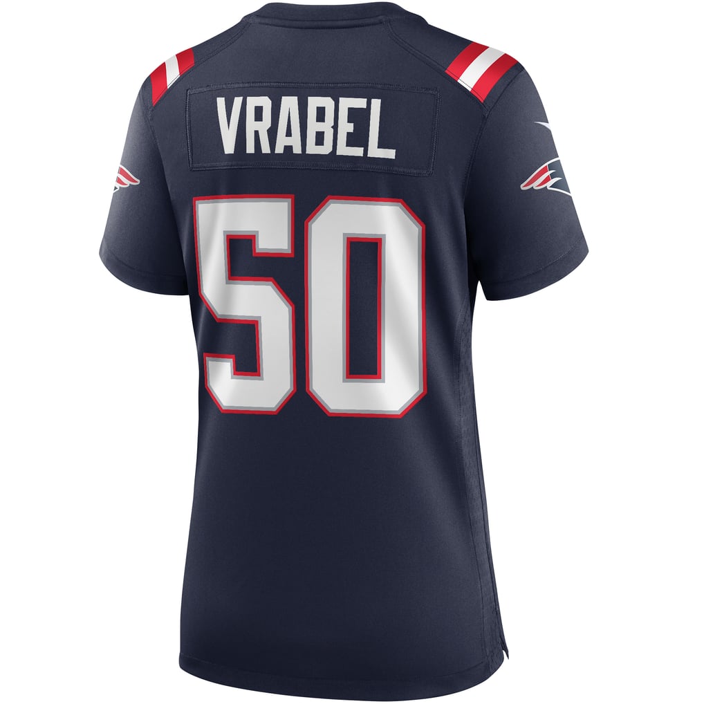 Women's New England Patriots Mike Vrabel Navy Game Retired Player Jersey