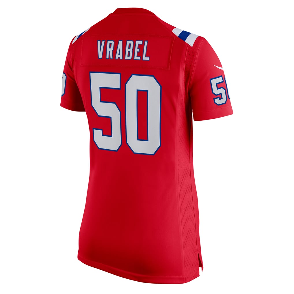 Women's New England Patriots Mike Vrabel Red Retired Game Jersey