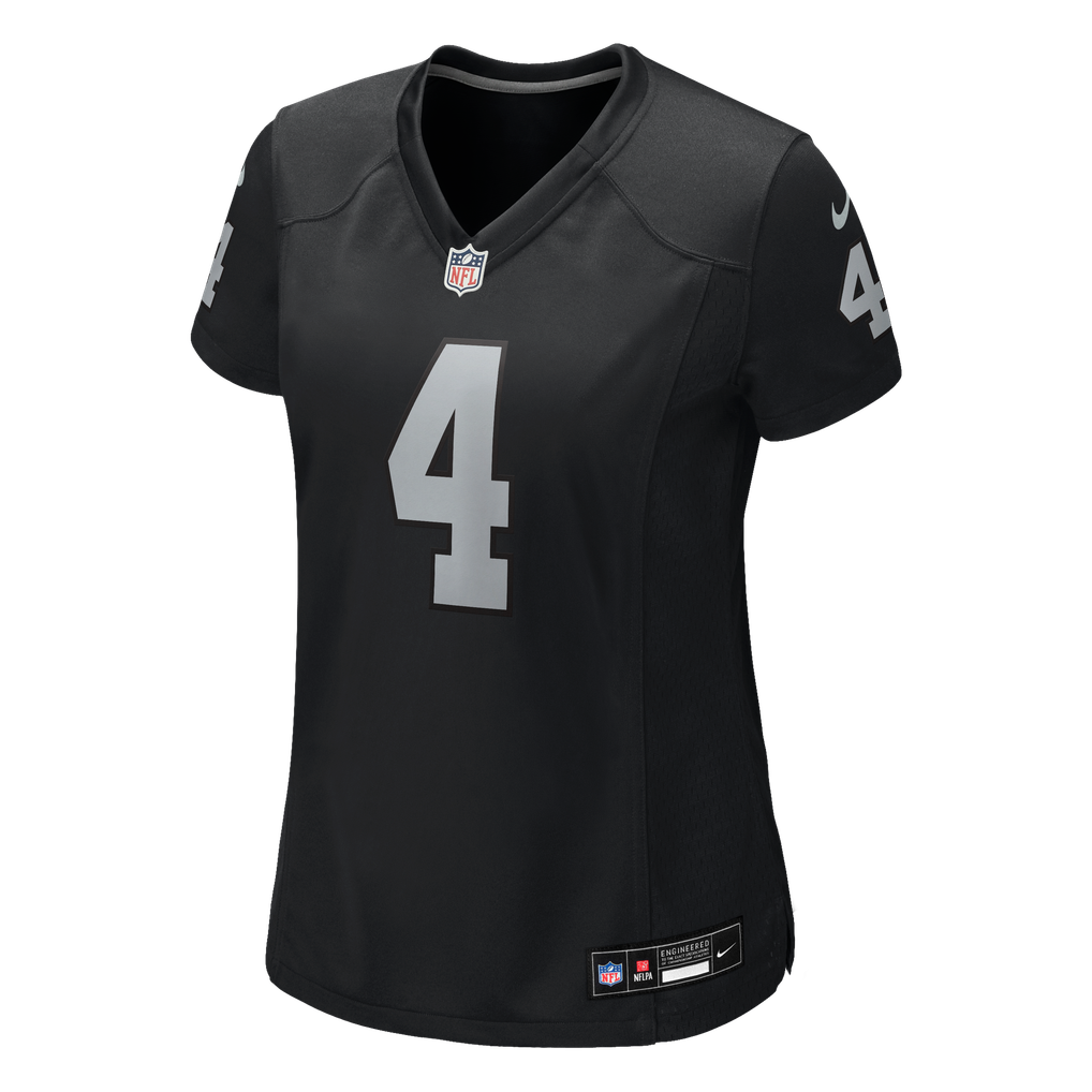 Women's Las Vegas Raiders Mike Washington Jr. Black Team Game Jersey