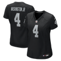 Women's Las Vegas Raiders Mike Washington Jr. Black Team Game Jersey