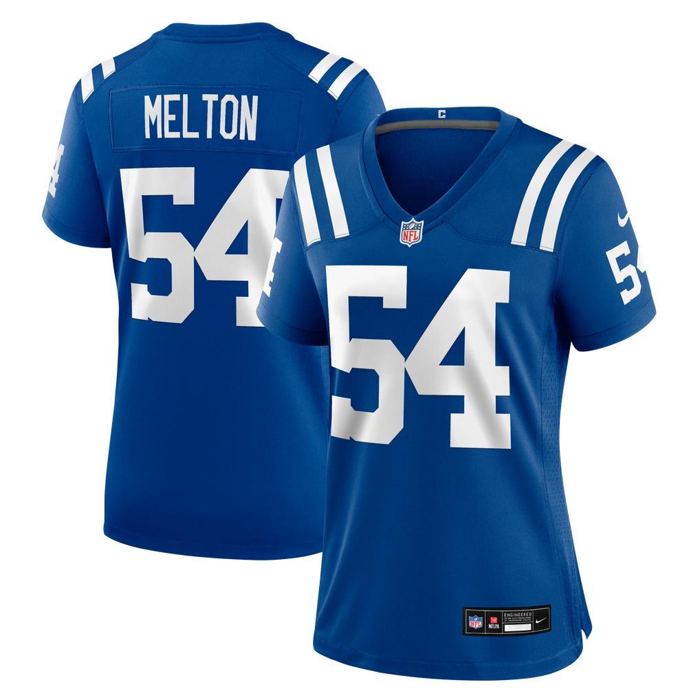 Women's Indianapolis Colts Mitchell Melton Royal Team Game Jersey