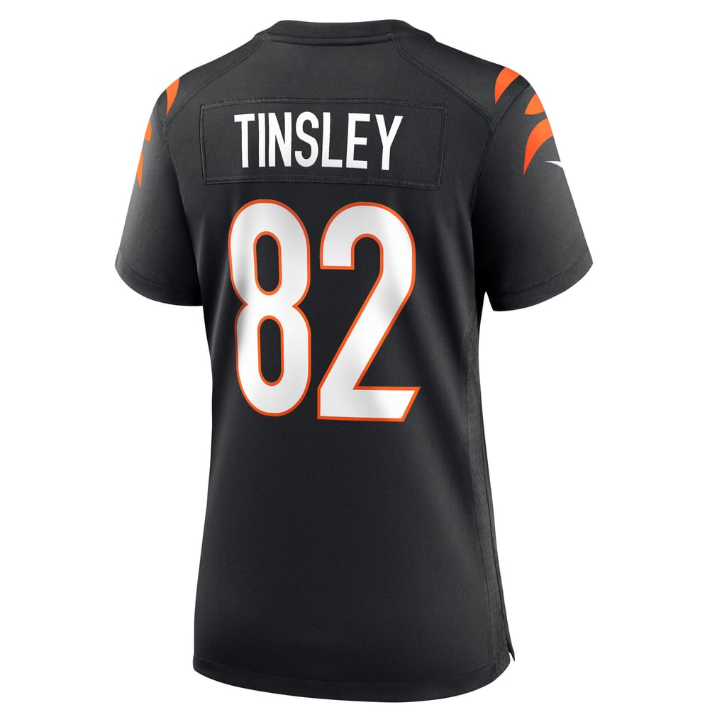 Women's Cincinnati Bengals Mitchell Tinsley Black Team Game Jersey