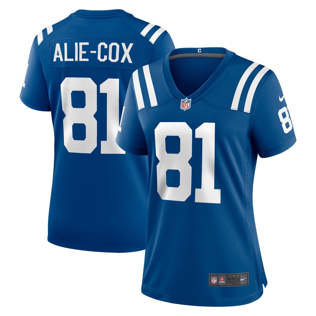 Women's Indianapolis Colts Mo Alie-Cox Royal Team Game Jersey