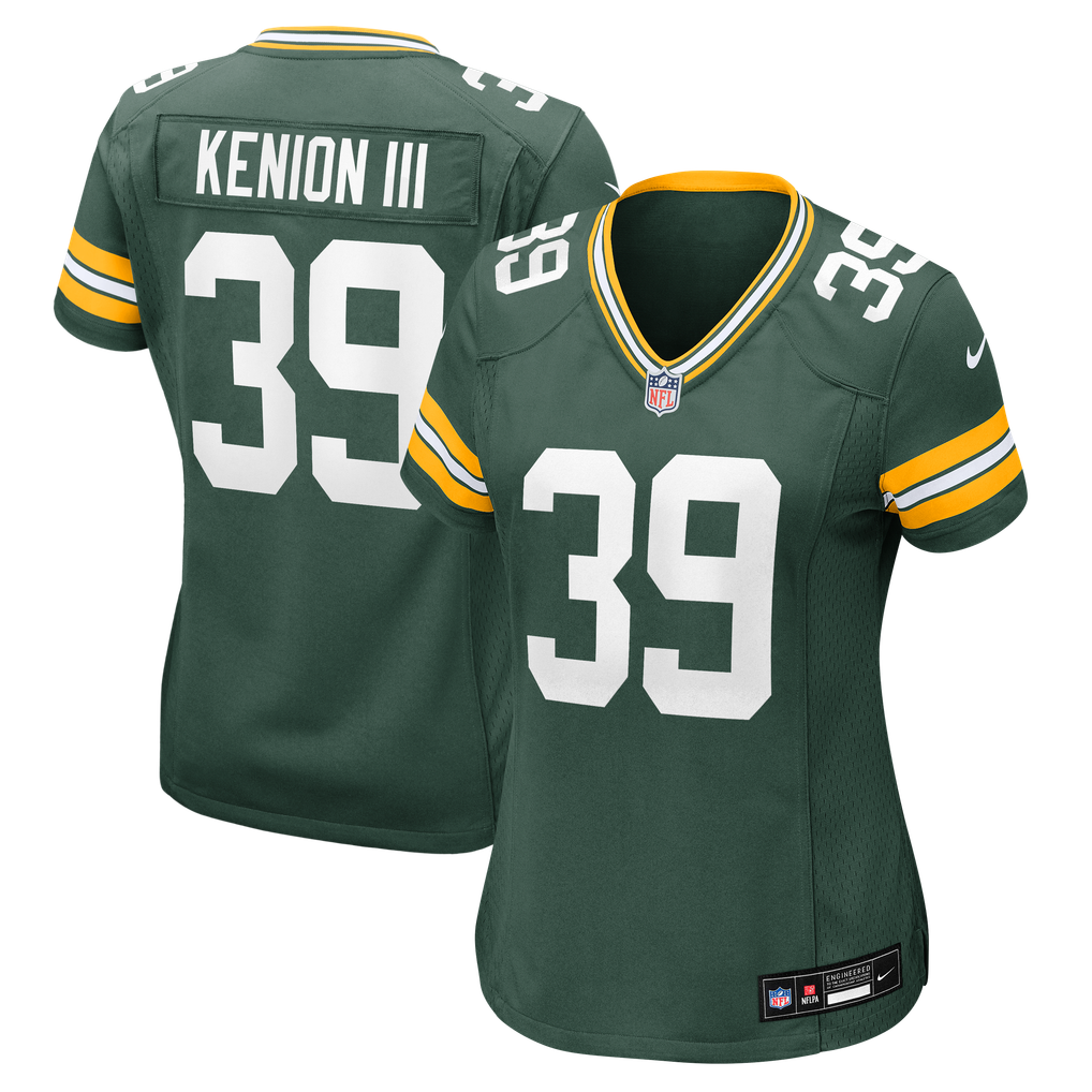 Women's Green Bay Packers Murvin Kenion III Green Team Game Jersey