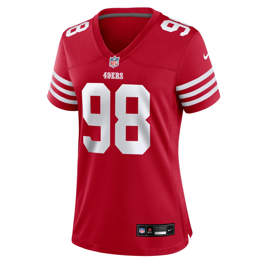 Women's San Francisco 49ers Mykel Williams Scarlet Team Game Jersey
