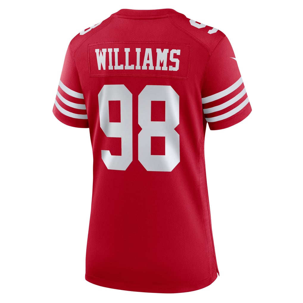 Women's San Francisco 49ers Mykel Williams Scarlet Team Game Jersey