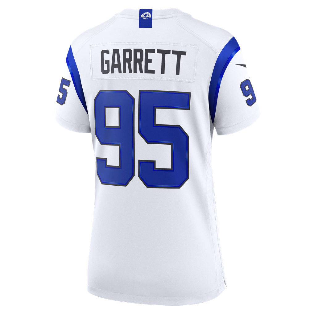 Women's Los Angeles Rams Myles Garrett Fearsome White Game Jersey