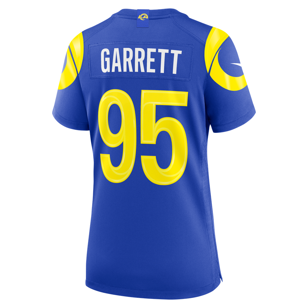 Women's Los Angeles Rams Myles Garrett Royal Team Game Jersey