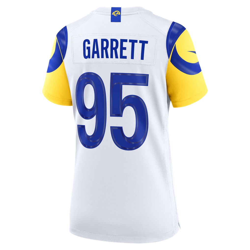 Women's Los Angeles Rams Myles Garrett White Game Jersey