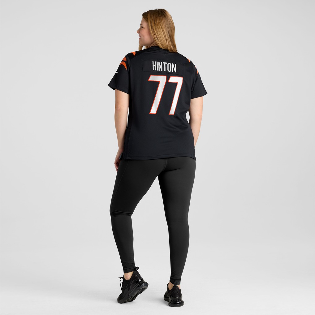 Women's Cincinnati Bengals Myles Hinton Black Team Game Jersey