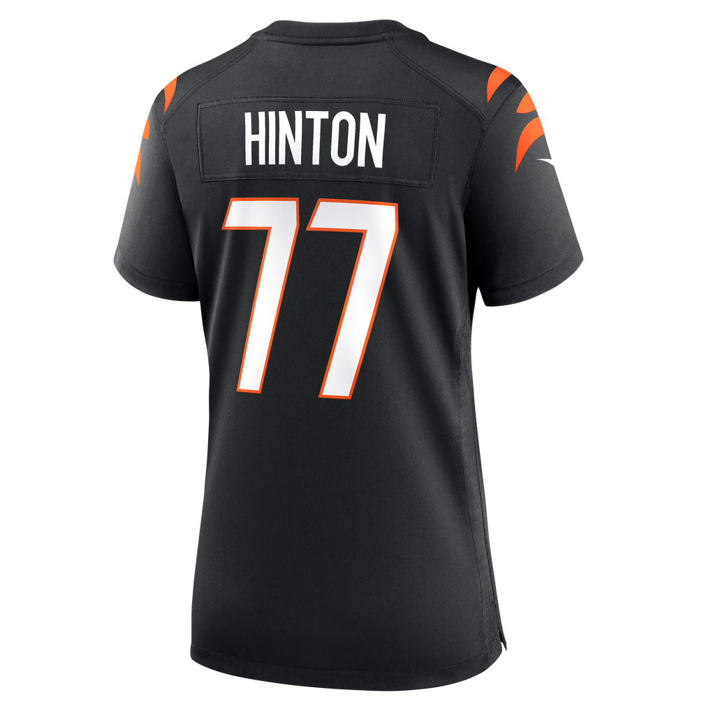 Women's Cincinnati Bengals Myles Hinton Black Team Game Jersey