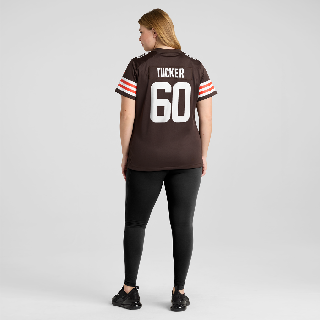 Women's Cleveland Browns Nadame Tucker Brown Team Game Jersey