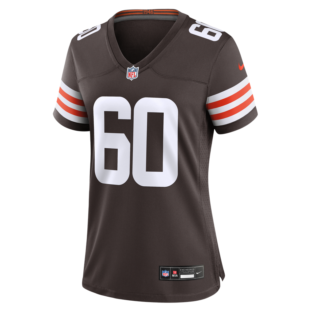 Women's Cleveland Browns Nadame Tucker Brown Team Game Jersey