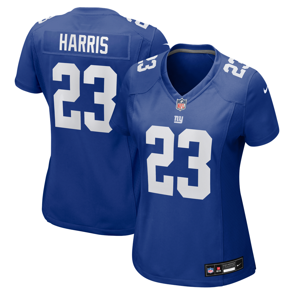 Women's New York Giants Najee Harris Royal Team Game Jersey