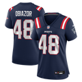 Women's New England Patriots Namdi Obiazor Navy Team Game Jersey