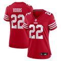 Women's San Francisco 49ers Nate Hobbs Scarlet Team Game Jersey