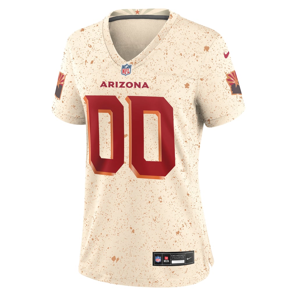 Women's Arizona Cardinals Natural Rivalries Collection Custom Game Jersey