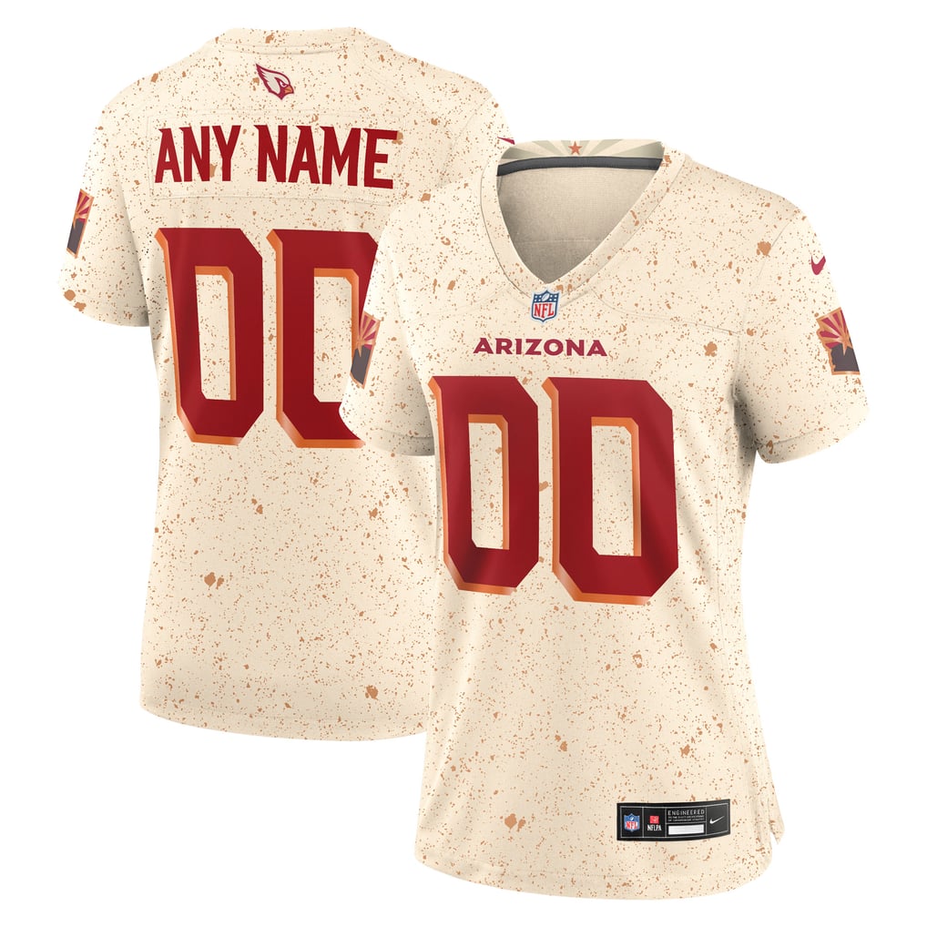 Women's Arizona Cardinals Natural Rivalries Collection Custom Game Jersey